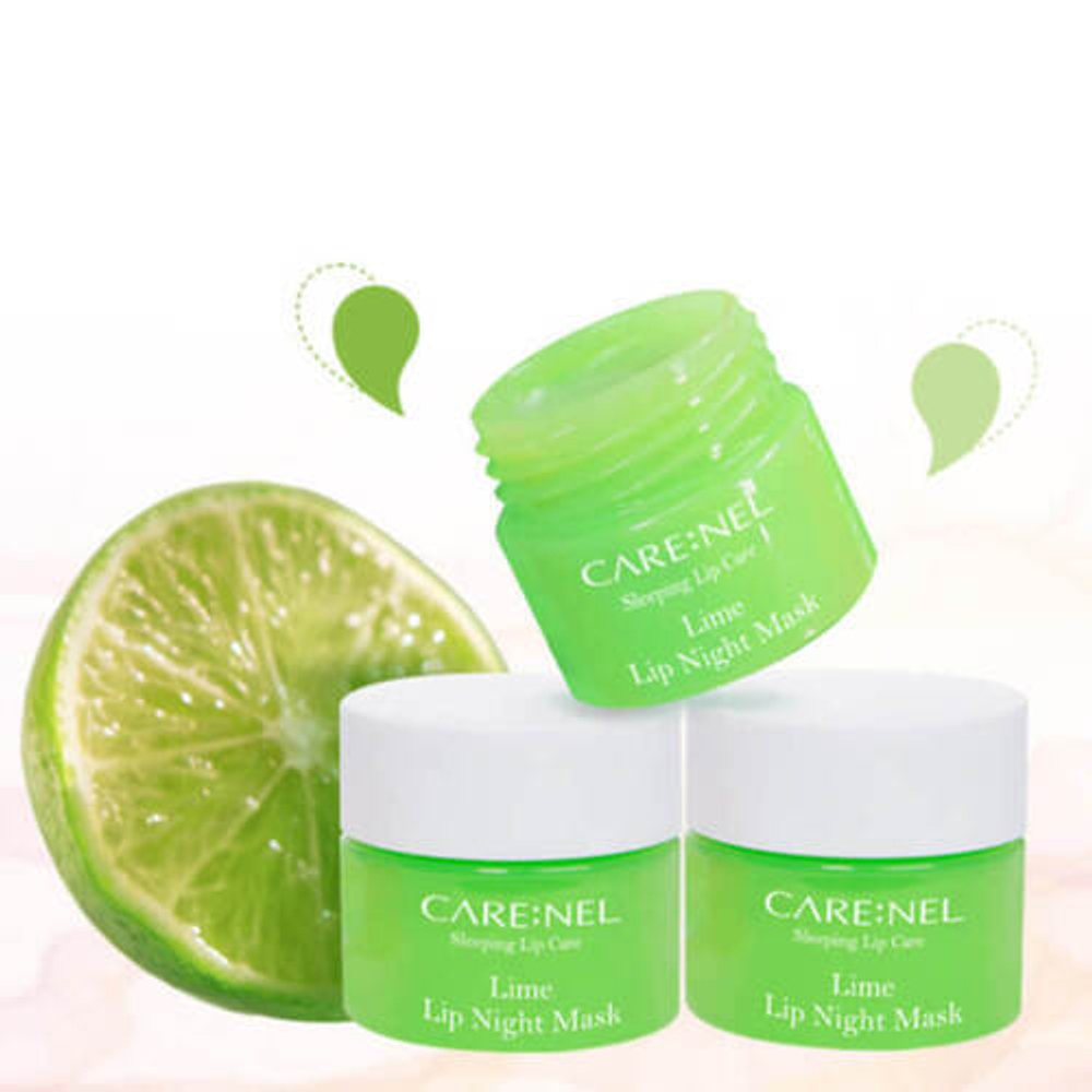 Care:Nel Маска ночная для губ с ароматом лайма – Lime lip night mask, 5г