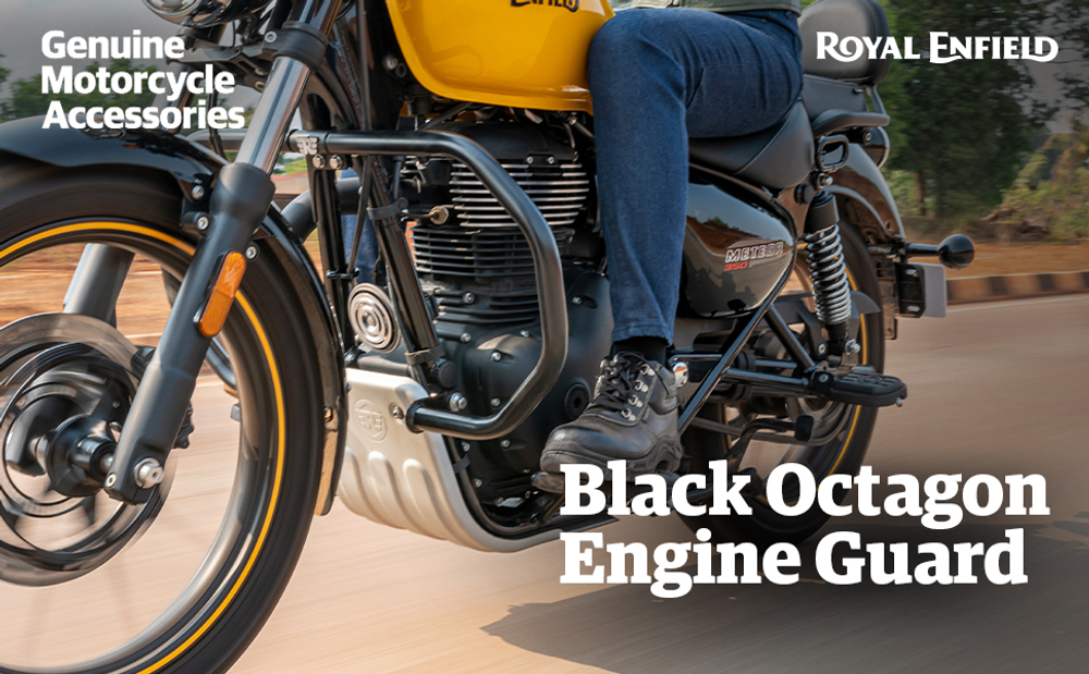 Дуги безопасности Royal Enfield, черного цвета, арт. KXA00005