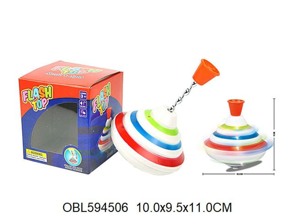 Юла 13*13*15см. свет/музыка, коробка 878-6B