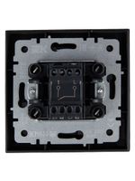 BRITE Выключатель 1-клавишный 10А в сборе ВСР10-1-0-БрГ графит IEK
