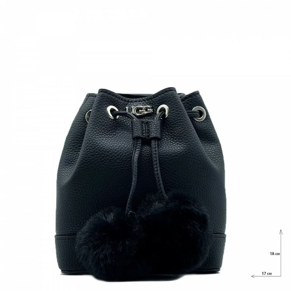 Ugg Aaliyah Bucket Crossbody Pom Black