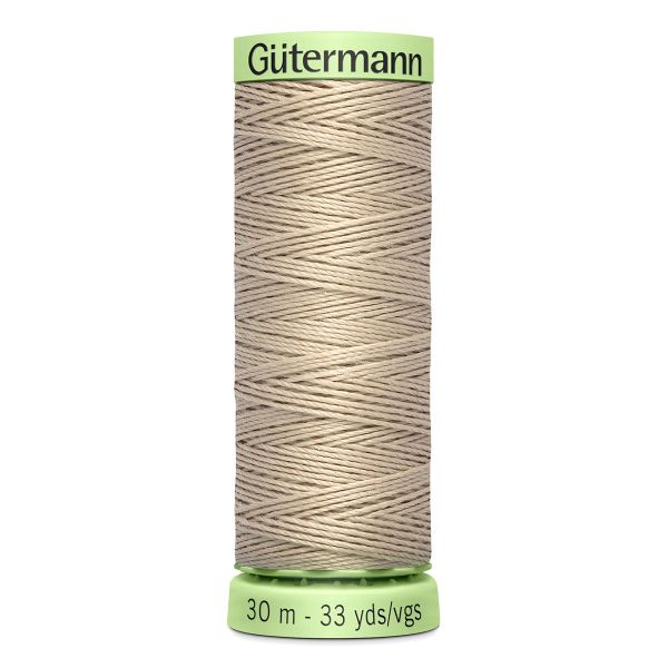 Нитки отделочные Gutermann Top Stitch 30 (30 метров), 5 кат. | 722 св.бежевый