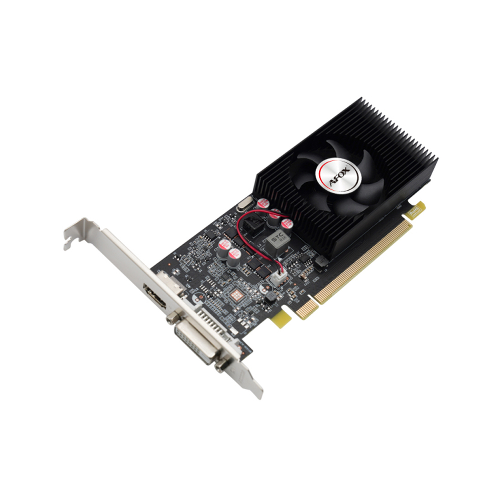 Видеокарта AFOX GT1030 4GB D4 LP Single Fan (AF1030-4096D4L5)