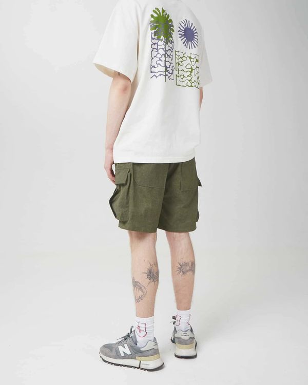 Шорты SS24 Cargo Dyed Crocodile Green темно-зеленые - фото 4