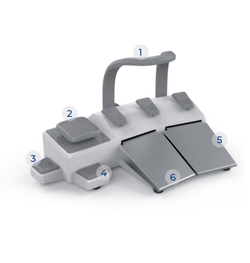 SILVERFOX 8000C-SRS0 – Стоматологическая установка с нижней подачей и с мягкой обивкой