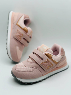 Детские кроссовки на липучке New Balance 574