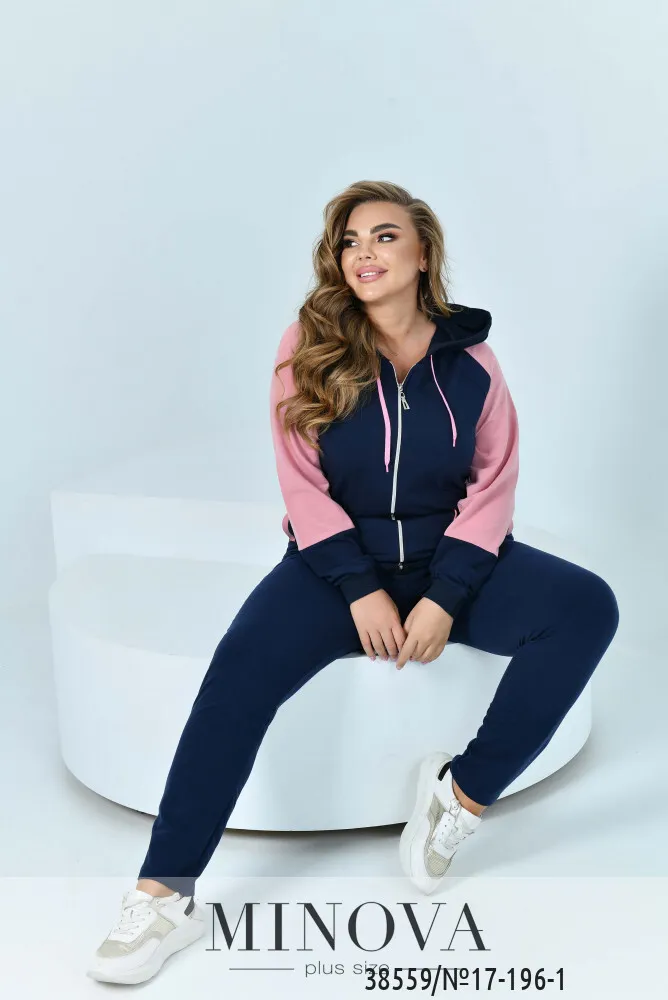 Костюм 17-196-синий-фреза Minova