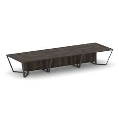 Steel Meet Стол переговорный прямоугольный KD-PR.B.SP-16 Дуб Мали/Металл Антрацит 4800*1600*750