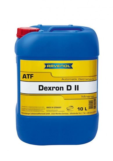 RAVENOL ATF Dexron D II масло для АКПП 10 Литров