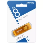 8GB USB Smartbuy Twist yellow