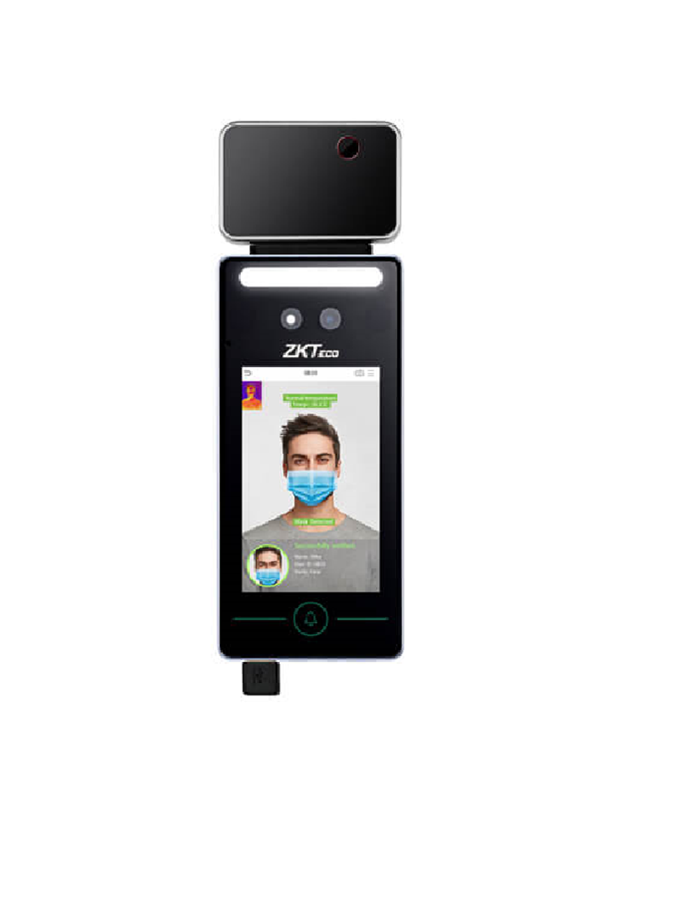 Биометрический контроллер ZKTeco SpeedFace-V4L [TI] (EM)