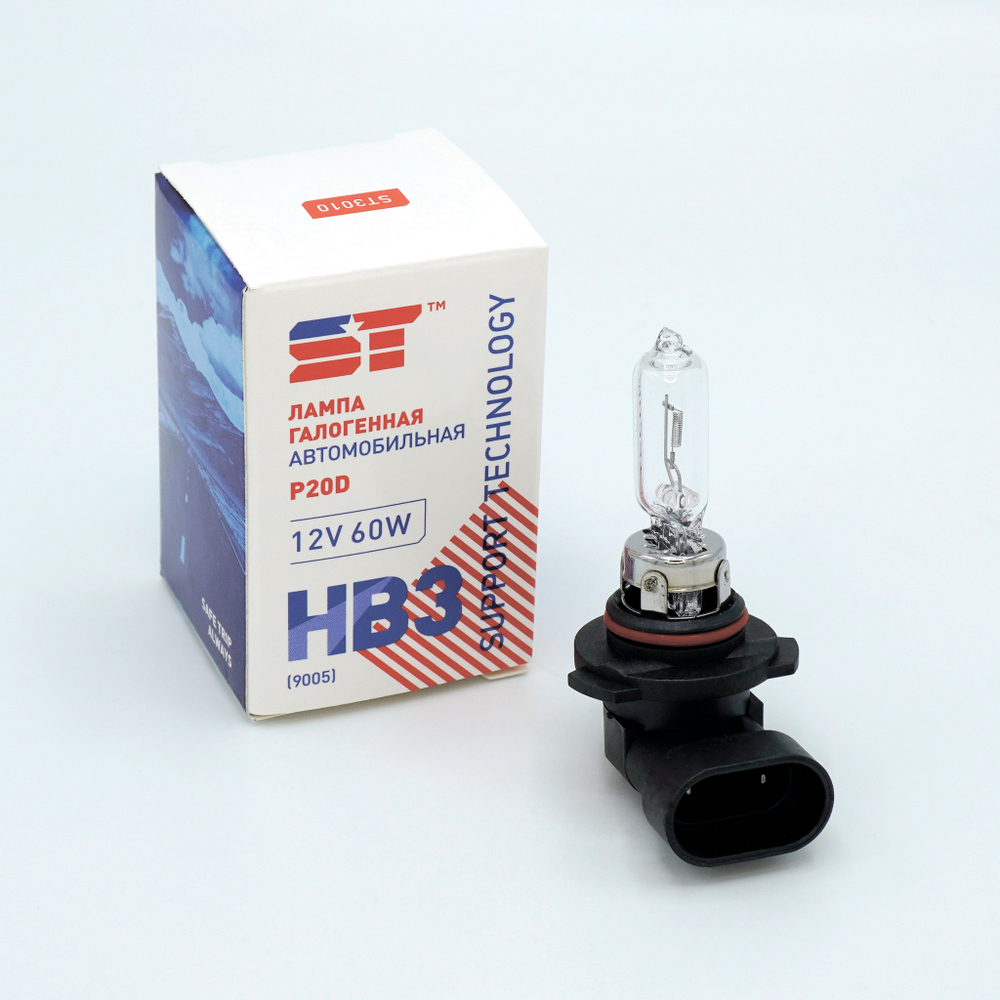 Лампа 12 В HB3 60 Bт галогенная ST