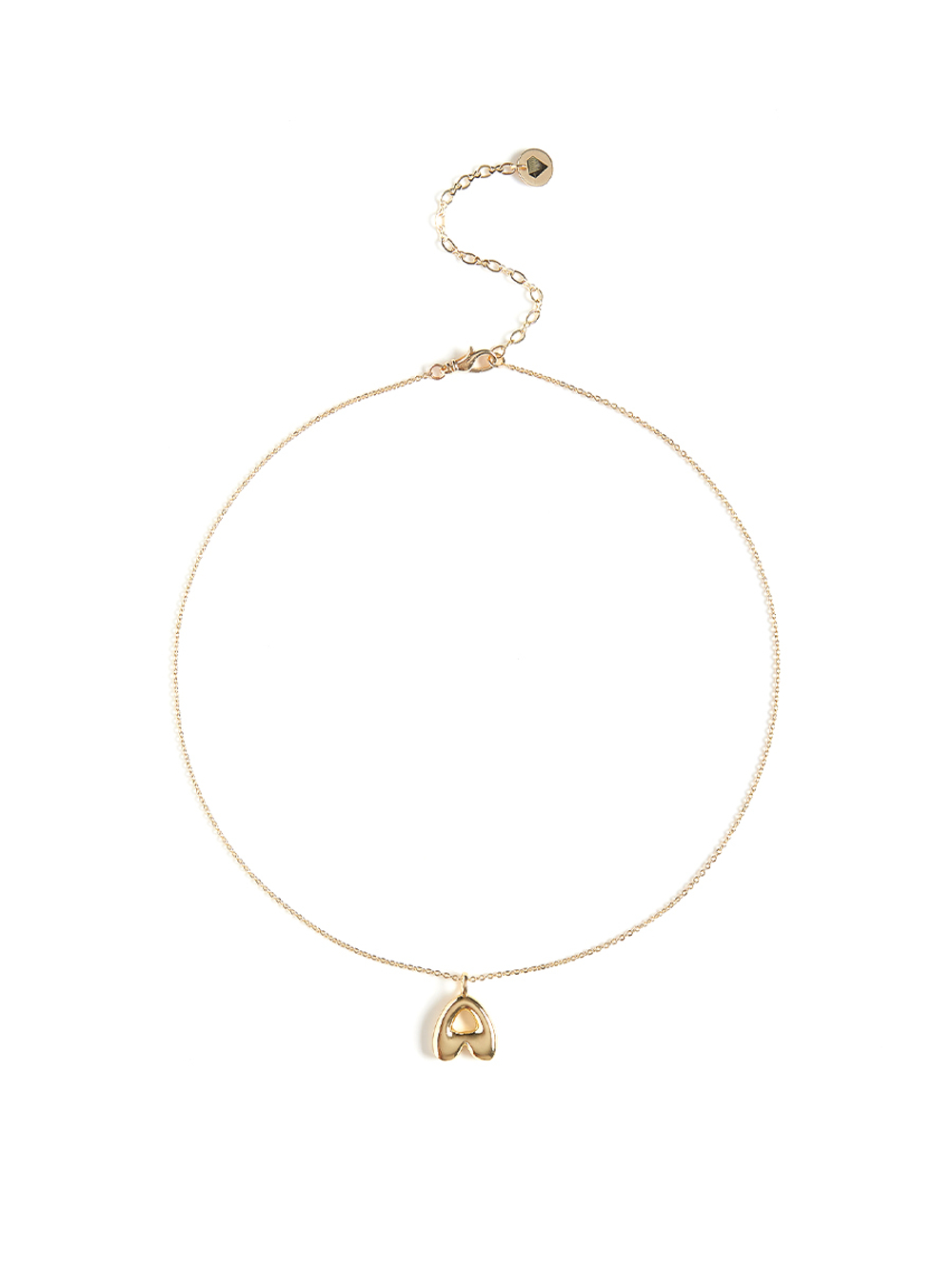 Колье с буквой А