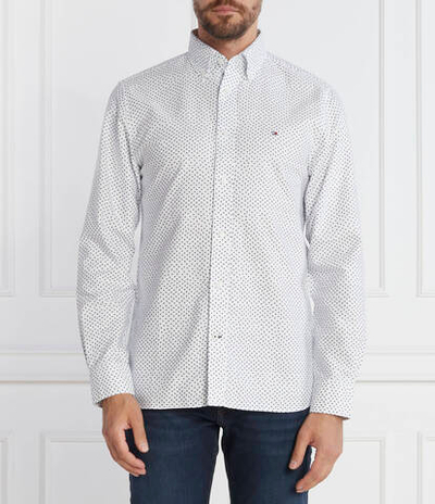 Рубашка OXFORD DOT PRINT RF Tommy Hilfiger - белый(MW0MW32897)