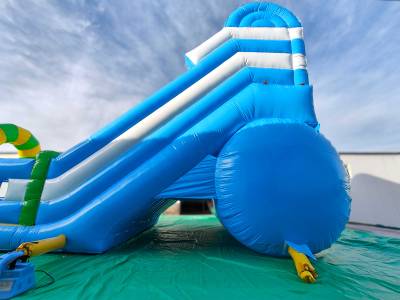 Коммерческий надувной батут-горка «Волна – 2», 9*5*7 м