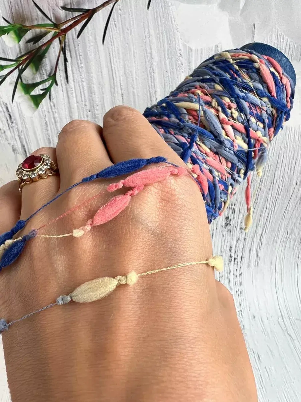 Трикотажная пряжа для вязания Шишибрики CARAMELLA