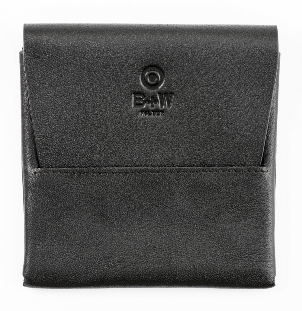 Schneider (B+W) Filter leather wallet 11x11x1см. Чехол B+W (Schneider) для cветофильтра до 95мм