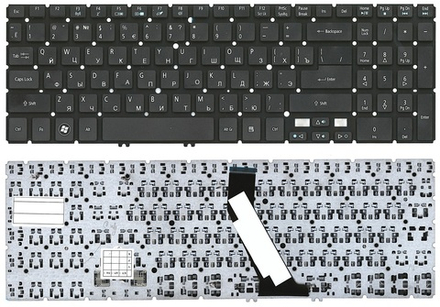 Клавиатура для ноутбука Acer Aspire V5-531, V5-551, V5-571, M3-581 Series (без рамки)