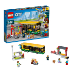 LEGO City: Автобусная остановка 60154 — Bus Station — Лего Сити Город