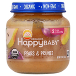 Happy Family Organics, Happy Baby®, груши и чернослив, для детей от 6 месяцев, 113 г (4 унции)
