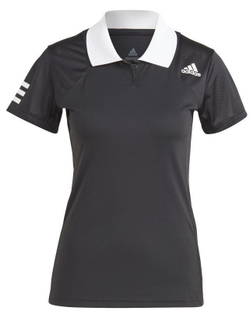 Женское поло Adidas Club Polo W - black/white