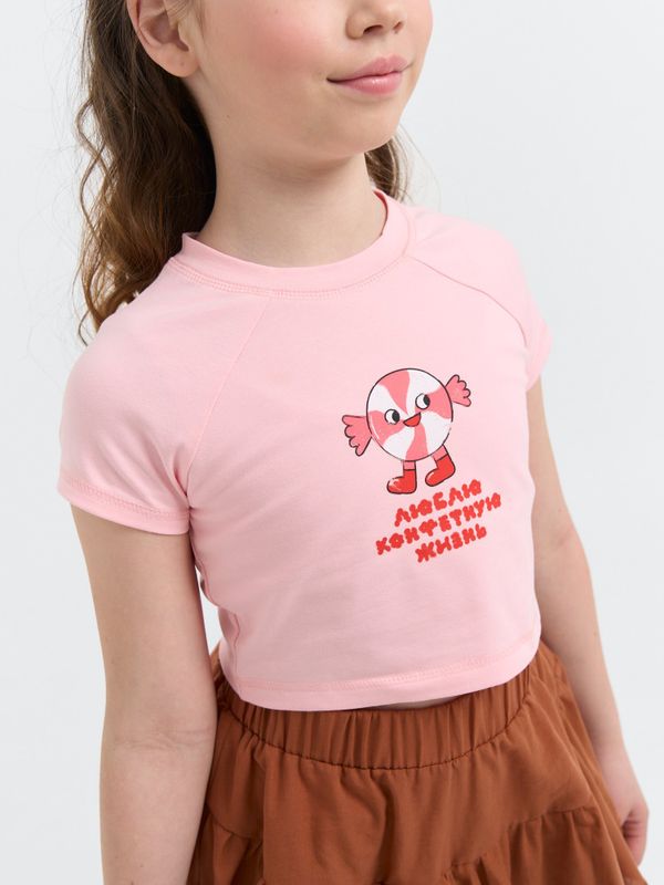 Футболка укороченная 