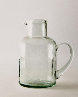 Zara Home кувшин из стекла, цвет прозрачный, 22 см