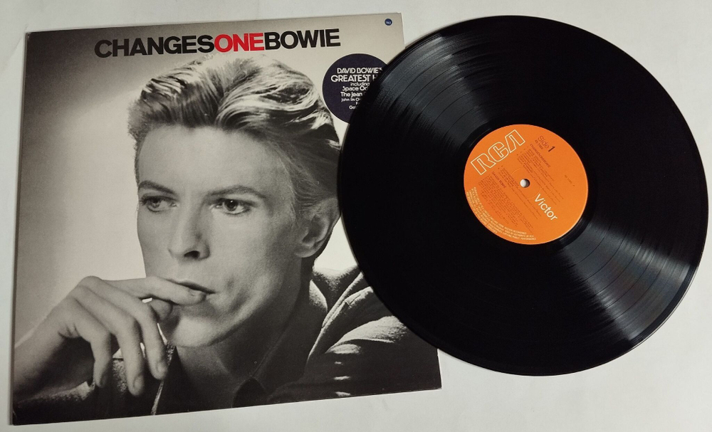 Винтажная виниловая пластинка LP David Bowie ChangesOneBowie (UK 1976)
