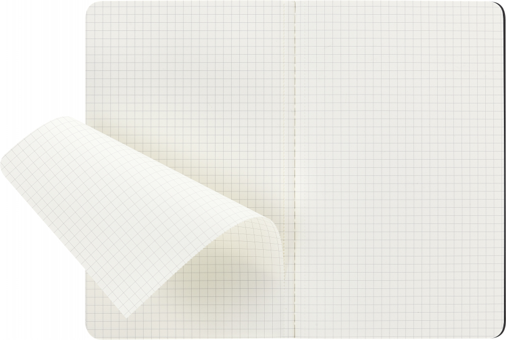 Блокнот Moleskine CAHIER JOURNAL QP317 Large 130х210мм обложка картон 80стр. клетка черный (3шт)