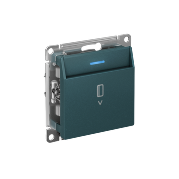 ATLASDESIGN ВЫКЛЮЧАТЕЛЬ карточный с подсветкой, 10А, без задержки отключения, механизм, ИЗУМРУД