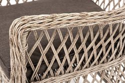 "Эспрессо-80 L" обеденная группа плетеная, цвет бежевый