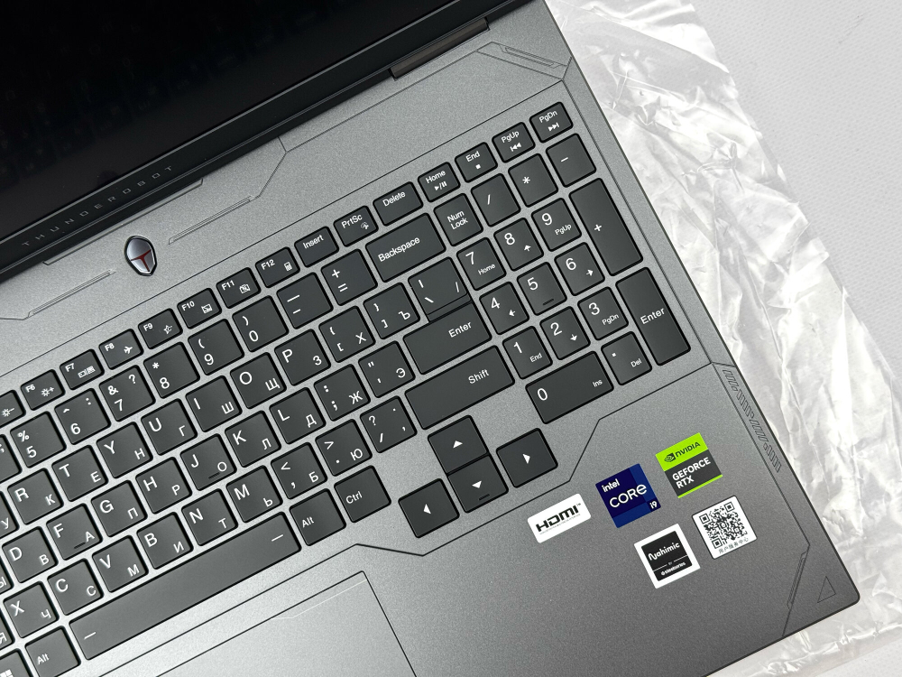 Новый игровой ноутбук Thunderobot I9-14900HX RTX 4060 8GB 2.5K 240HZ 16GB 1TB Win 11 RU Русско-Английская клавиатура