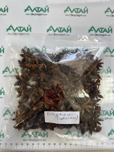 Бадьян (анис звездчатый) цветки  100 гр