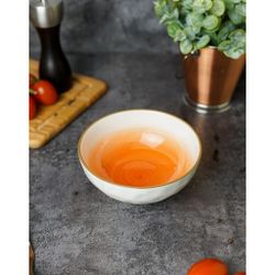 Салатник 510 мл d 15 см h6 см оранжевый фарфор "The   Eco" P.L. Proff Cuisine [6]