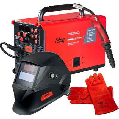Сварочный аппарат Fubag IRMIG 208 SYN PLUS +Маска IR 9-13N S+Краги FWGN 10R