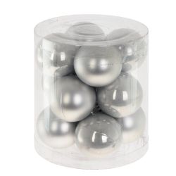 GAEM Набор из 12шт Украшение новогоднее "Шар", D 4 см, L9,5 W9,5 H10,5 см