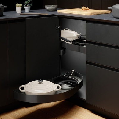 MENAGE CONFORT Карусель DOLPHIN, распашной фасад 450 мм, правая, антрацит