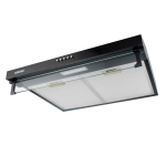 Вытяжка Centek 1800-60-3 BLACK ширина 60см, 220 м3/час, 120Вт, 3 скорости, диаметр 120мм