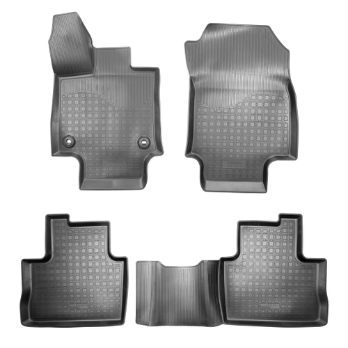 Ковры в салон Norplast/Unidec для Toyota RAV4 (2019-)Полиуретан,Черный,АКПП арт.NPA11-C88-710