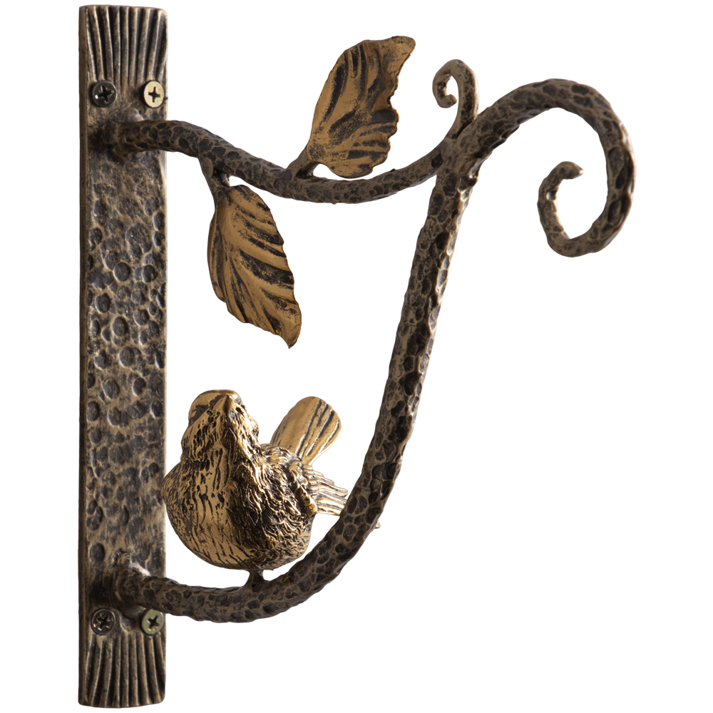 Кронштейн для цветов Терра Ливз Бронза