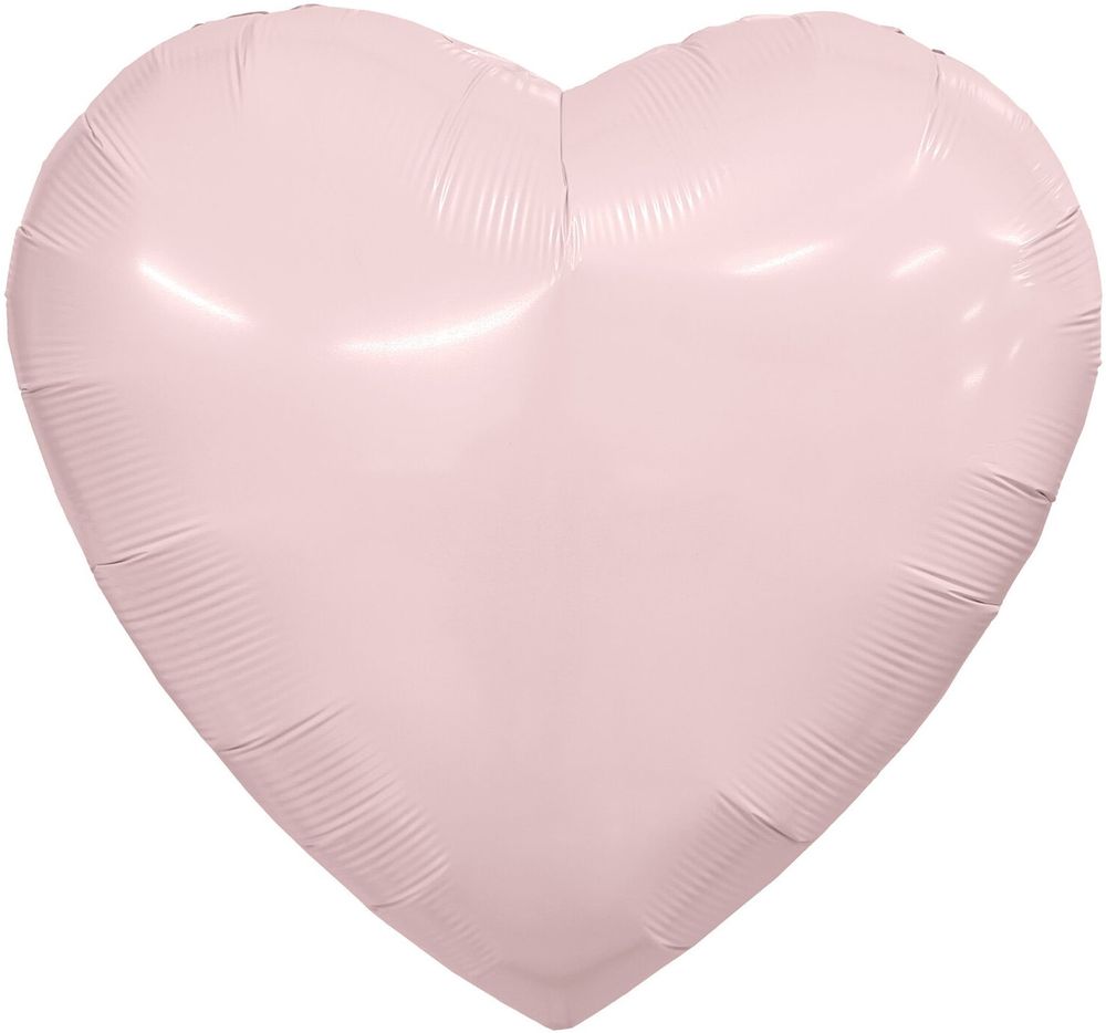 Сердце 18" Розовый пастель Gr