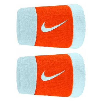 Напульсник теннисный Nike Swoosh Double-Wide 2P - разноцветный