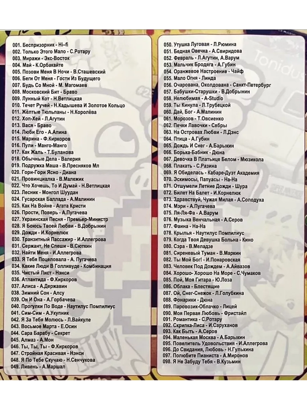 Дискотека 80-90х (Караоке DVD)