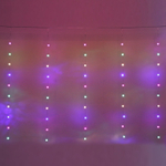 Гирлянда для дома ЗАНАВЕС «Жемчужина» ш3* в1 м 100 ламп LED, прозр. пров, 8 реж,IP-40, Мультицвет (возможность соединения)