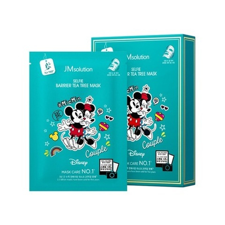 Маска тканевая с чайным деревом – JMsolution Disney collection selfie barrier tea tree mask, 30мл