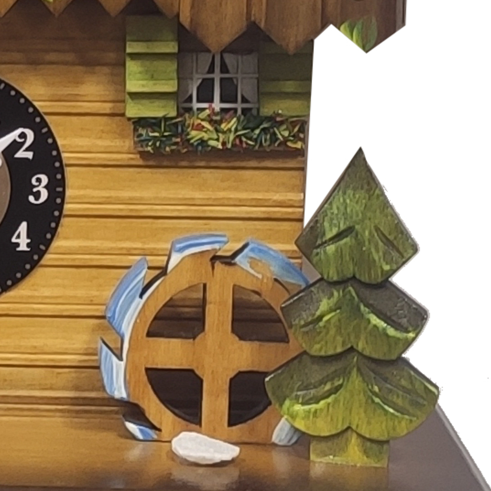 Настенные часы и подвижными фигурками Sars 0223-QPT