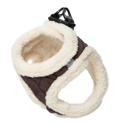 Шлейка-жилетка мягкая коричневая M, обхват груди 440-480мм, серия BE TRENDY, Triol