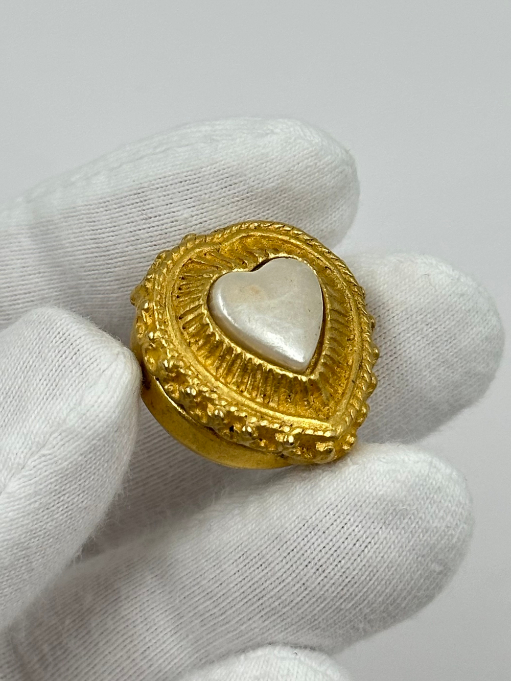 Накладка на пуговицу Сердце