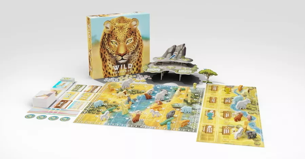 Wild: Serengeti (Kickstarter Edition) + Upgraded Wooden Token