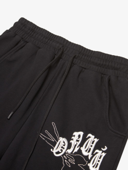 'BREAD RUSH' SWEATPANTS BLACK V2